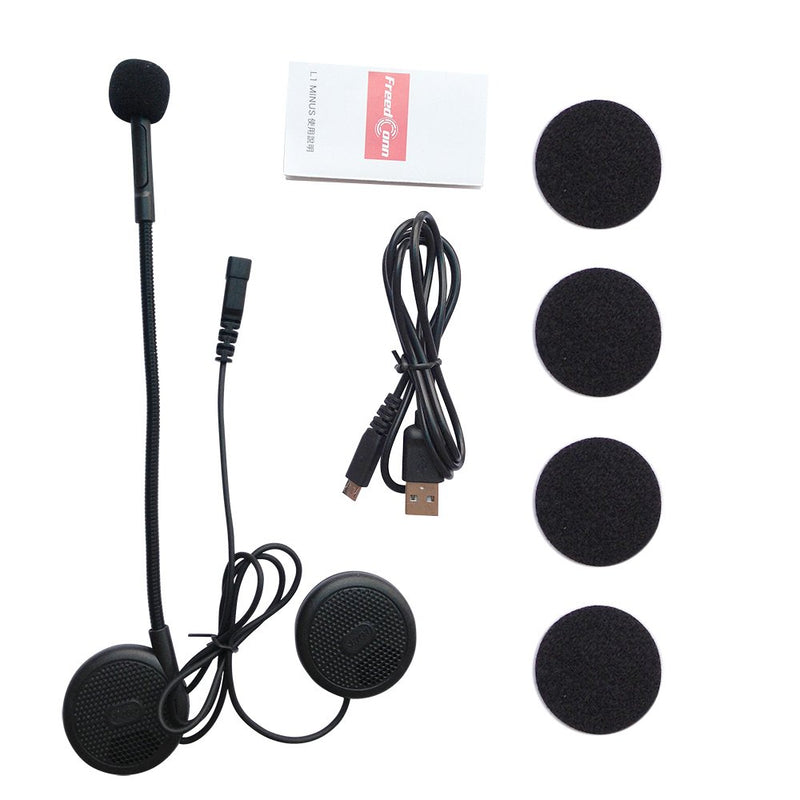 [Australia - AusPower] - Motorcycle Helmet Wireless Bluetooth Headset Headphones for Helmets Wireless Headphones with Microphone Sound System for Motorcycle 0.27 inches Silm L1M 