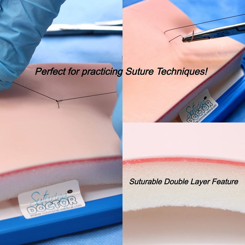 [Australia - AusPower] - Berkleys Pledget Suturing Practice Workstation a Variety of Pledgets & Knot Trainer Included to Develop Core Suturing Skills & Techniques, for Dental & Medical Student,Vet Tech, Limited Edition 