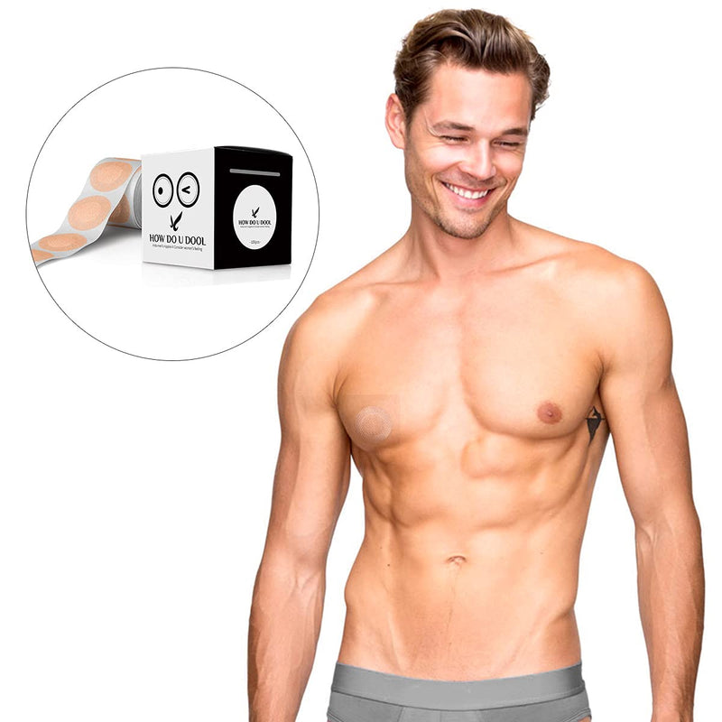 [Australia - AusPower] - 2XK-NOV 50 Pairs Disposable Nipple Covers for Men 3.5cm Anti-Chafing Areola Cover Stickers for Runners Ultra Marathon Running Gear 