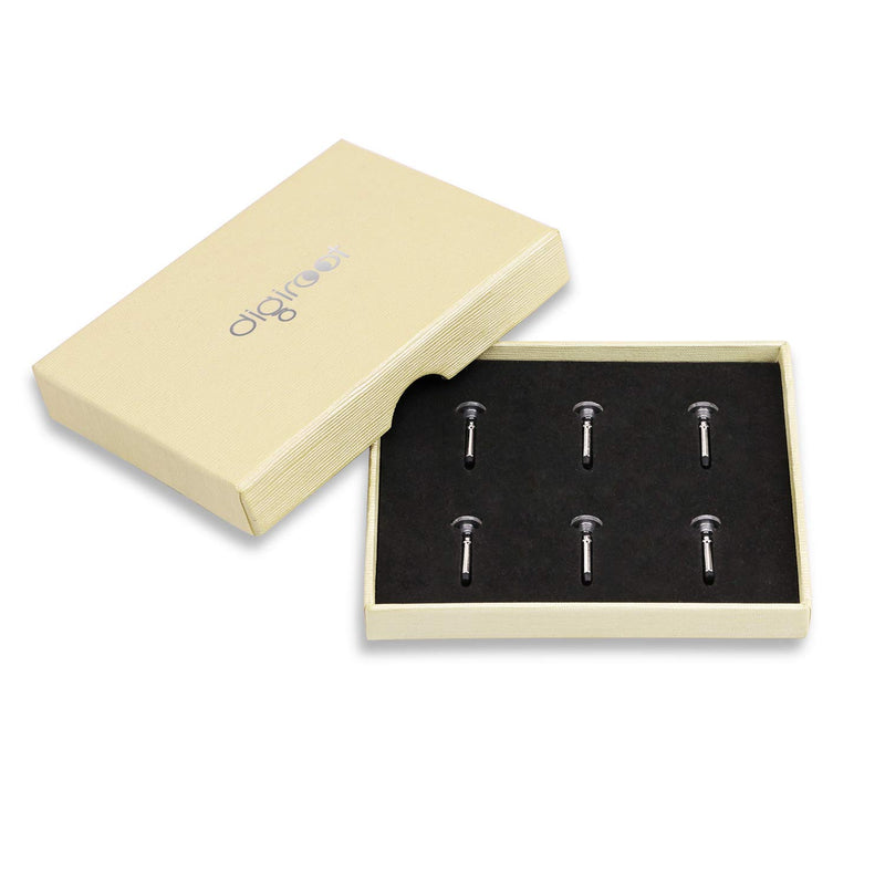 [Australia - AusPower] - Digiroot High Precision Replacements Disc Tips for Digiroot Capacitive Stylus Pens(6-Pack) 