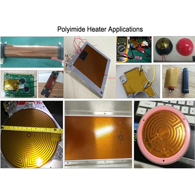 [Australia - AusPower] - Harissess 2PCS 12V Film Heater Plate Adhesive Pad,28W PI Heating Elements Film Polyimide Flexible Adhesive Heater Pad(120mmx150mm) 