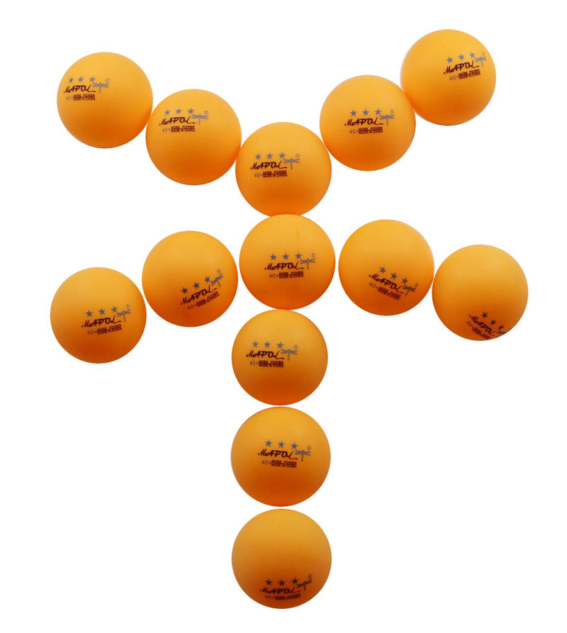 [Australia - AusPower] - MAPOL 100 Counts 3-Star Orange Practice Ping Pong Balls Advanced Table Tennis Balls 