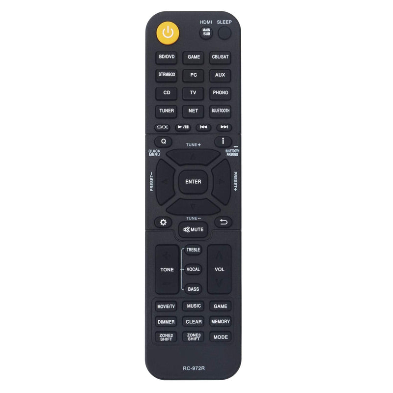[Australia - AusPower] - RC-972R Replacement Remote Control fit for Onkyo AV Receiver TX-NR797 TX-RZ840 TX-NR696 TX-NR595 