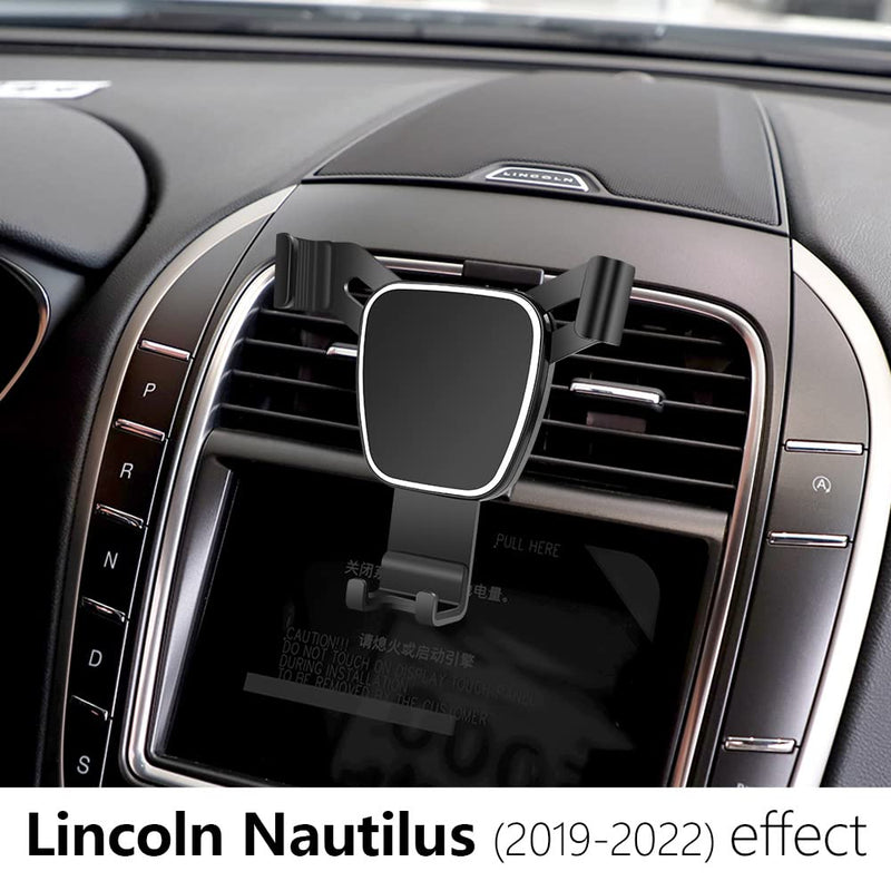 [Australia - AusPower] - LUNQIN Car Phone Holder for 2019-2022 Lincoln Nautilus SUV Auto Accessories Navigation Bracket Interior Decoration Mobile Cell Phone Mount 