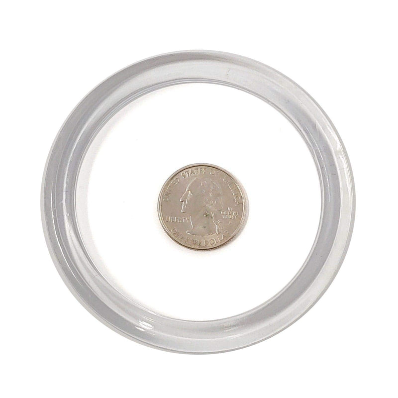 [Australia - AusPower] - Clear Plastic Retail Scarf Rings - Round Fine Garment Hangers - 2.58" ID - 3.25" OD - 20 Pack 3.25" Diameter 