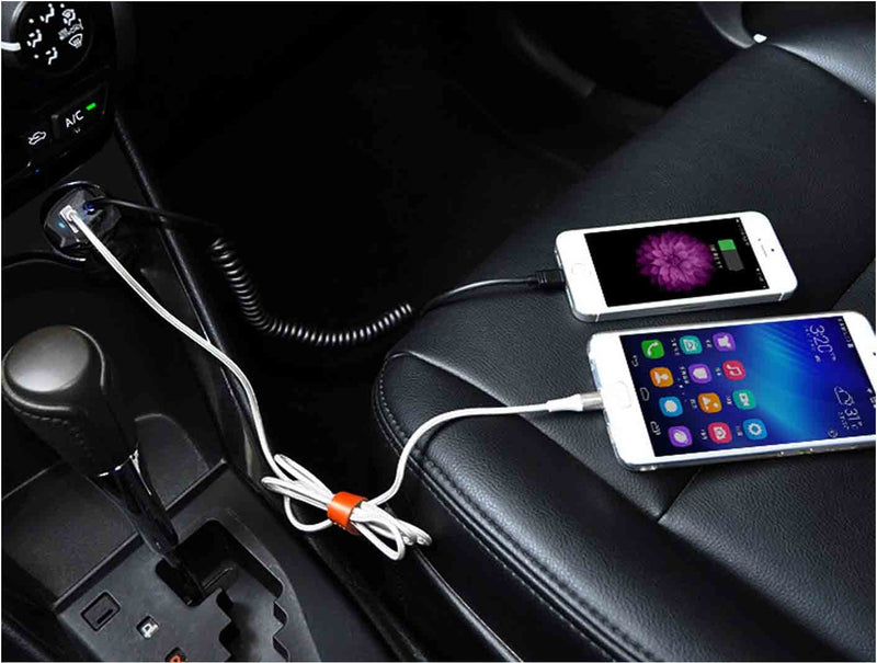 [Australia - AusPower] - Car Charger with Micro USB Cable for Samsung Galaxy S7 Edge/S7/S6/S6 Edge/S4/Note 5/A10/J7/J6/A9,LG G4/Stylo 3,HTC m9/m8,Motorola X/Moto G5,All Micro Phones 