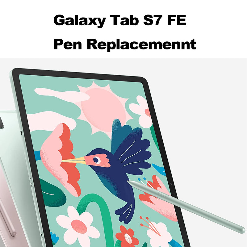 [Australia - AusPower] - Tab S7 FE Pen Replacement Pointer Stylus Pen for Samsung Galaxy Tab S7,Tab S7+ Plus,Tab S7 FE S Pen (Without Bluetooth) Stylus with Tips/Nibs (Mystic Green) 