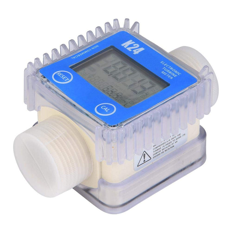 [Australia - AusPower] - Turbine Flowmeter Turbine Digital Diesel Oil Fuel Flow Meter Gauge for Chemicals Liquid Water 