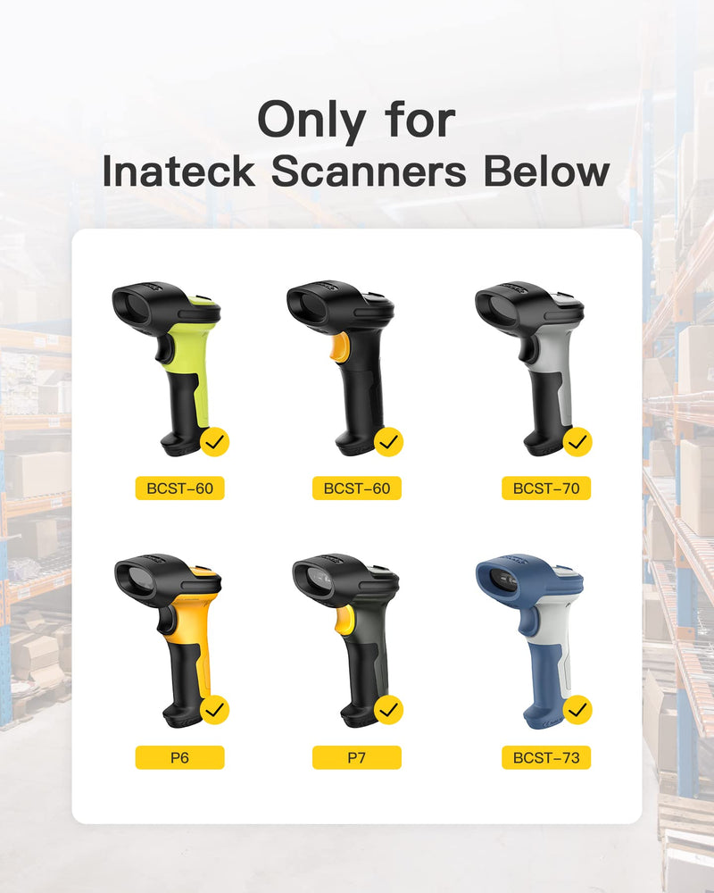 [Australia - AusPower] - Inateck Barcode Scanner Charging Base, Easy to Use, Suitable for BCST-60, BCST-70, BCST-73, P6 and P7, Scanner Not Included 