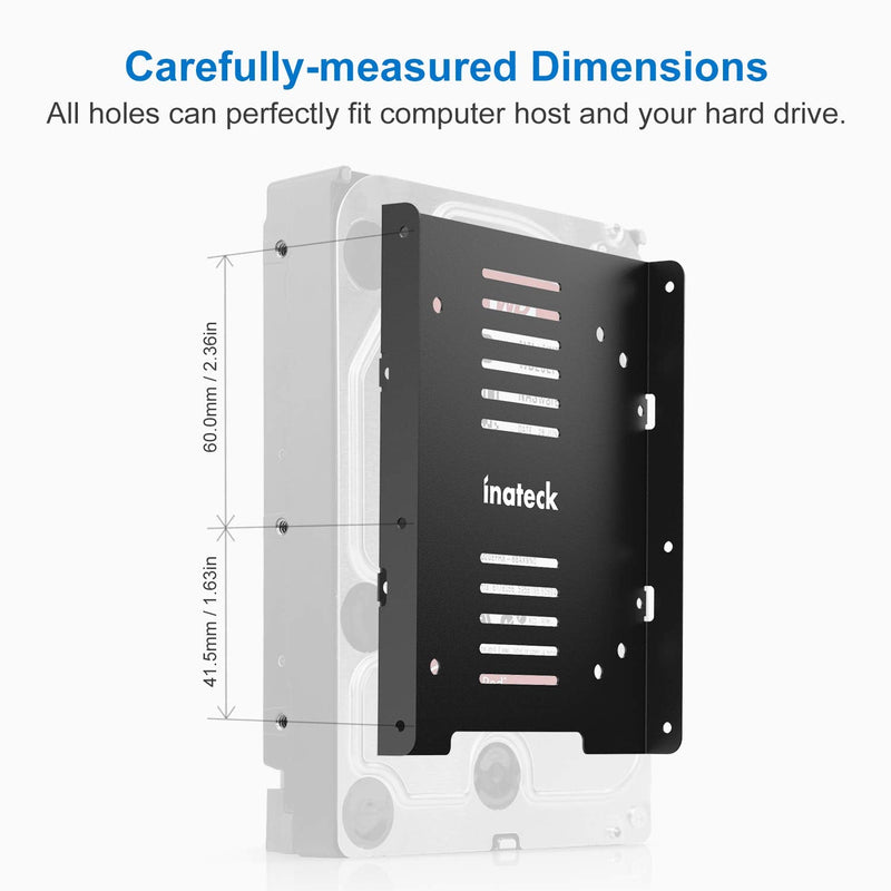 [Australia - AusPower] - Inateck SSD Mounting Bracket 2.5 to 3.5 Adapter with SATA Data Cable, SA04006 