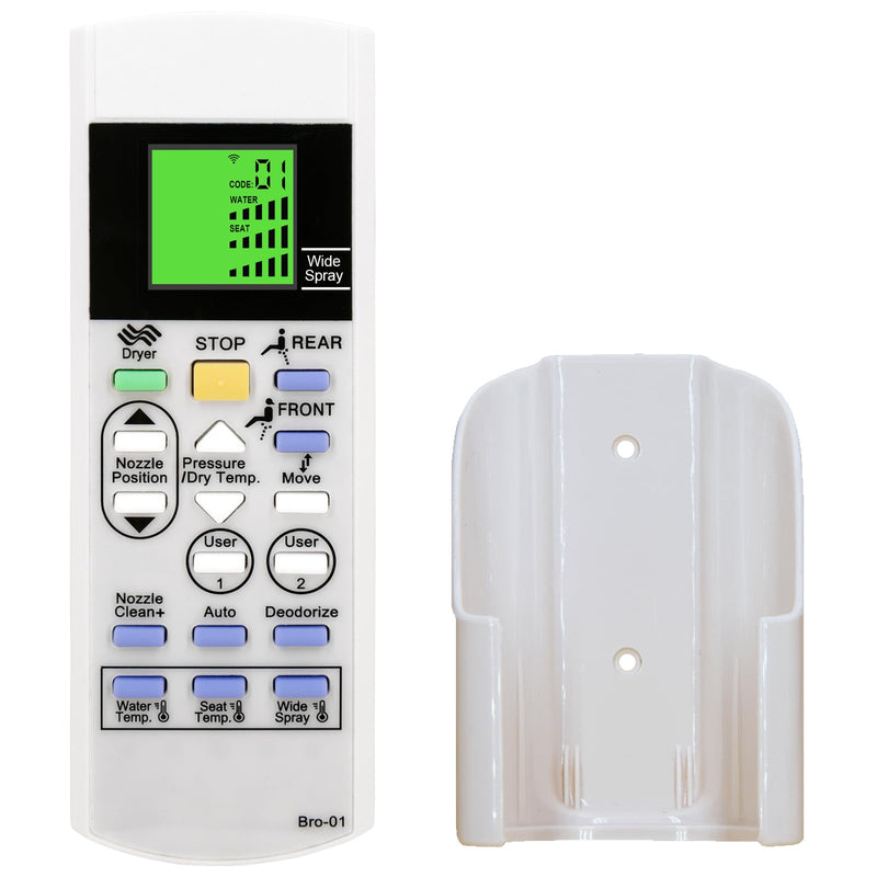 [Australia - AusPower] - Replacement Remote Control for Brondell Bidet Toilet Seat Swash S1200 (Also Work with S1400 S1000 S900 S300 CL825) with Mounting Bracket 