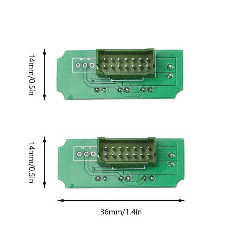 [Australia - AusPower] - FYSETC 3D Printing Replacement Part Extruder Transfer Adapter Plate Board Compatible with Mega-i3 Mega-S 3D Printer-2Pcs 