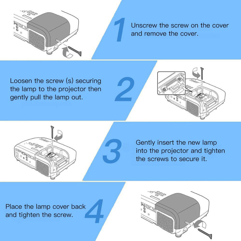 [Australia - AusPower] - 5J.J7L05.001 W1070 Projector Lamp Bulb for BENQ PowerLite Home Cinema W1070 W1070+ W1080ST W1080ST+ HT1075 HT1085ST i700 i701JD W108ST MH630 MH680 TH680 W1250 TH681H 5J.JAH05.001 5J.J9H05.001 