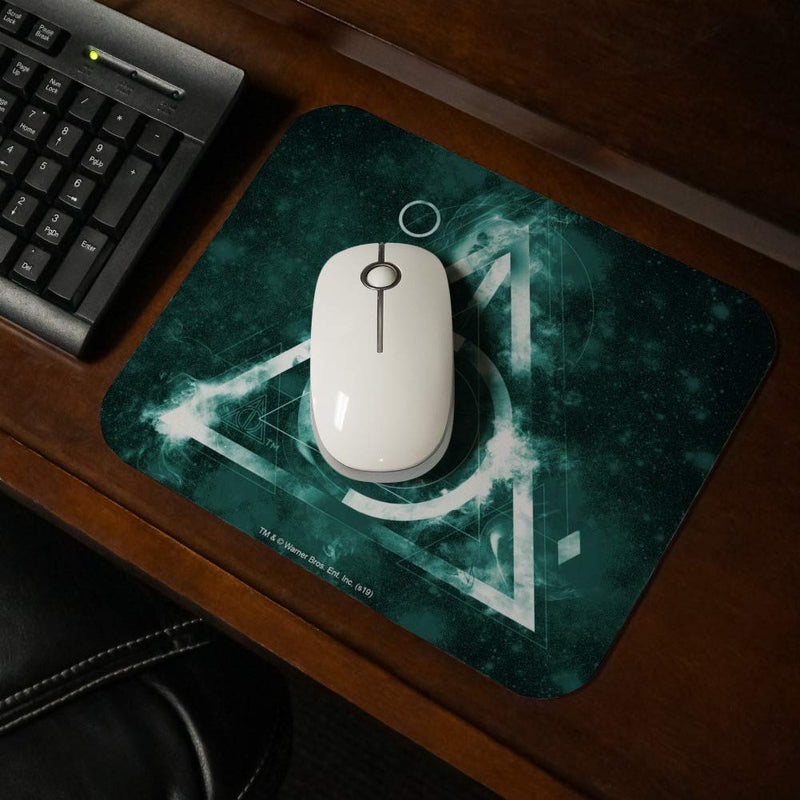 [Australia - AusPower] - Harry Potter Deathly Hallows Logo Low Profile Thin Mouse Pad Mousepad Multi-colored 