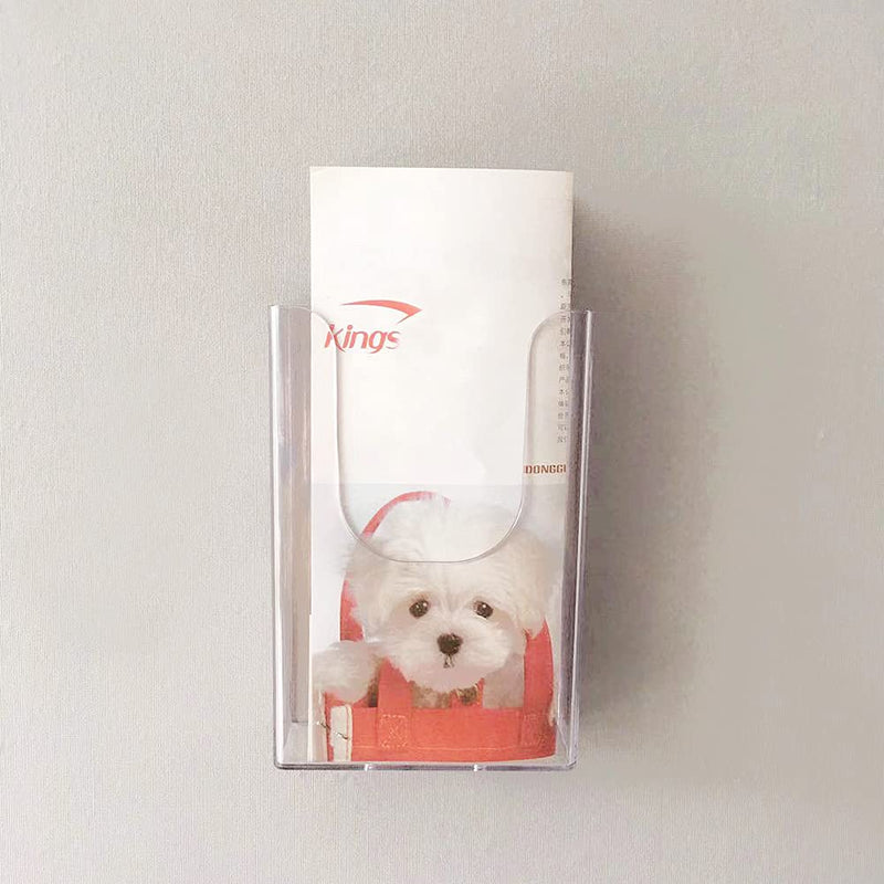 [Australia - AusPower] - Sovoadur Brochure Holder Wall Mount, Clear Literature Holder 