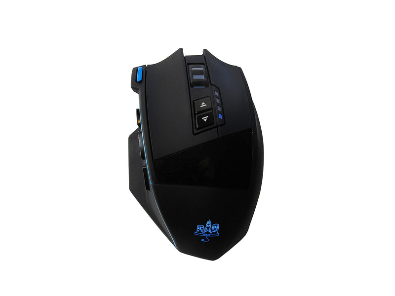 [Australia - AusPower] - MOJO Silent Dual Mode Wireless Rechargeable Gaming Mouse - Ultra Fast Tournament Level Performance Mouse for PC Gaming w/ Adjustable DPI (1000 - 4800), Custom Software, Macros, and More Dual Mode Rechargeable 