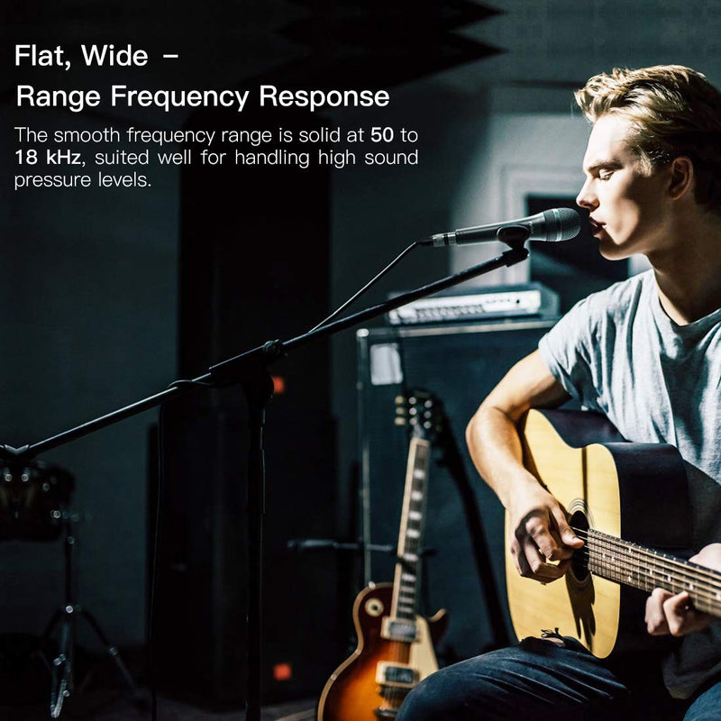 [Australia - AusPower] - Karaoke Microphone,Fifine Dynamic Vocal Microphone for Speaker,Wired Handheld Mic with On and Off Switch and14.8ft Detachable Cable-K6 