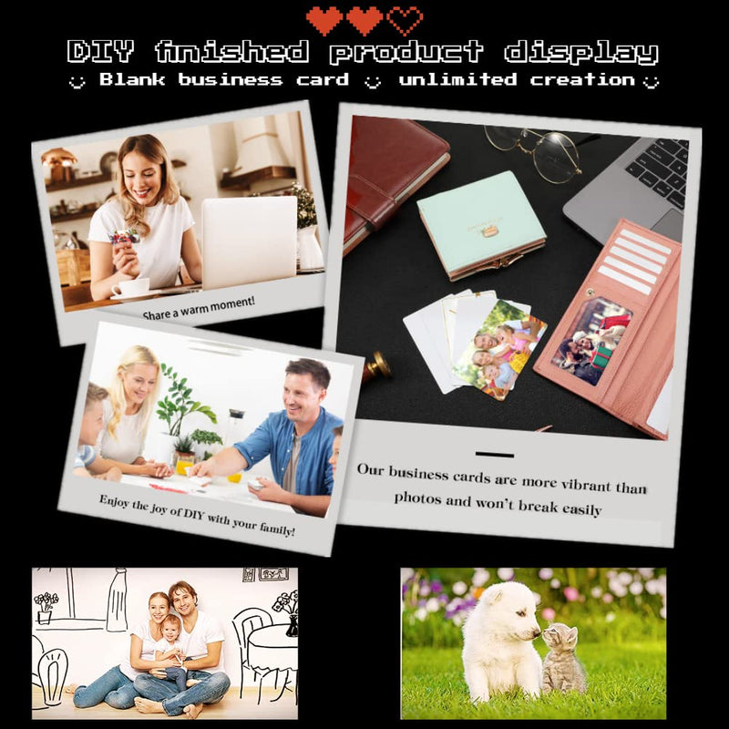 [Australia - AusPower] - 100pcs Sliver Sublimation Metal Business Cards, Engraved Metal Business Cards Sublimation Blanks 3.4x2.1in Thicknes (0.22mm) (Silver) 