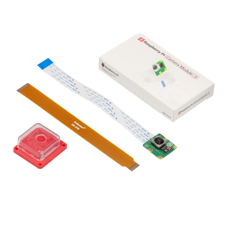 [Australia - AusPower] - Arducam for Raspberry Pi Camera Module 3, 12MP IMX708 75°(D) Autofocus Pi Camera V3 with Acrylic Case, 15-22pin FFC Cable 