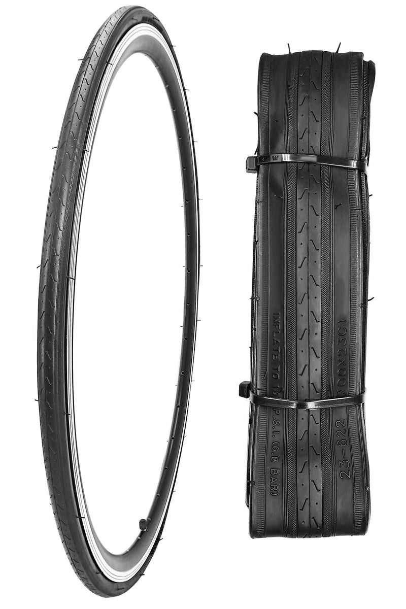 [Australia - AusPower] - Bike Tire 700x23C/25C, Road Bicycle Tire Foldable Replacement, Comfort City Commuter Tires… 700X23 