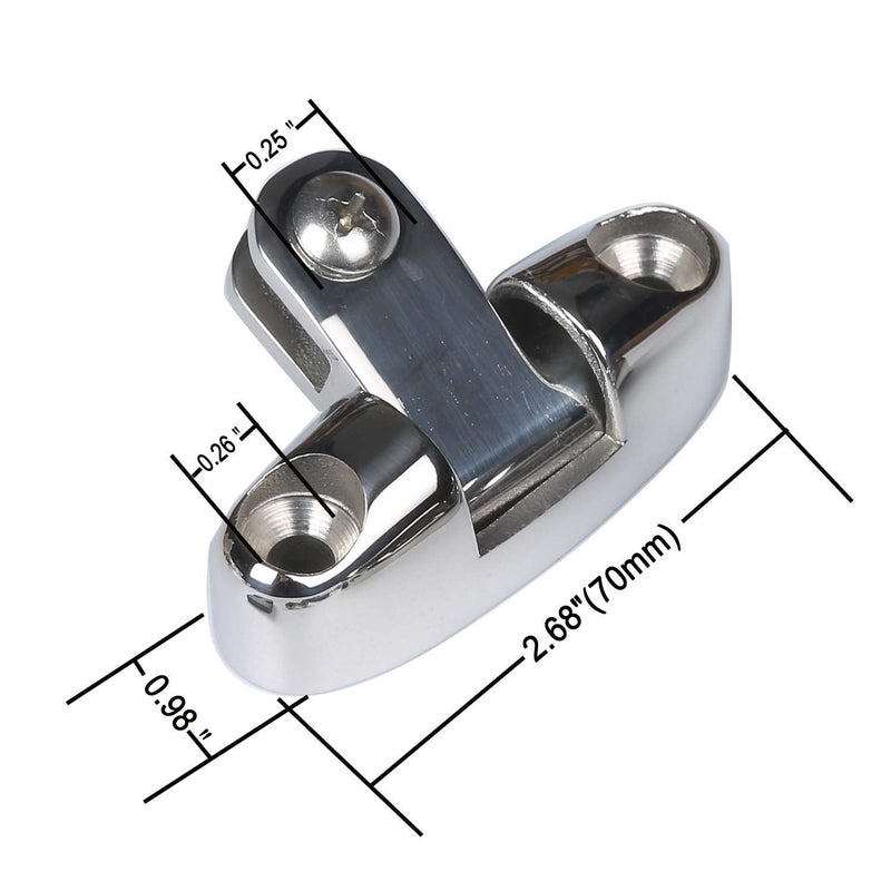 [Australia - AusPower] - MX Deck Hinge Swivel Mount Stainless,Bimini Side Mount Quick Release 2pcs 