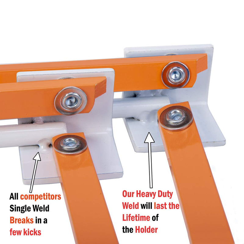 [Australia - AusPower] - Kickoff! Football Holder - Football Place Holder Kicking Tee - Use with Foot Ball Field Goal Post or Football Kicking Net (Orange and White) 