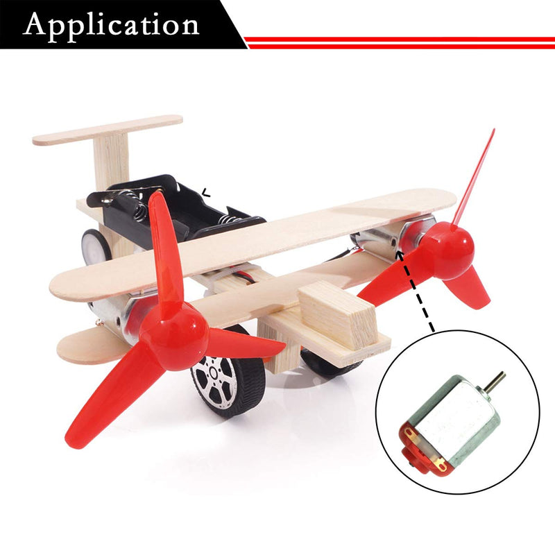 [Australia - AusPower] - 10pcs Micro 130 DC Motor Strong Magnetic Brushed Electric DC 3V -12V 25000 RPM Cars Toys Electric Motor, High Speed Torque DIY Remote Control Toy Car Hobby Motor, Metal Car Engine Motor Kit for Toys 