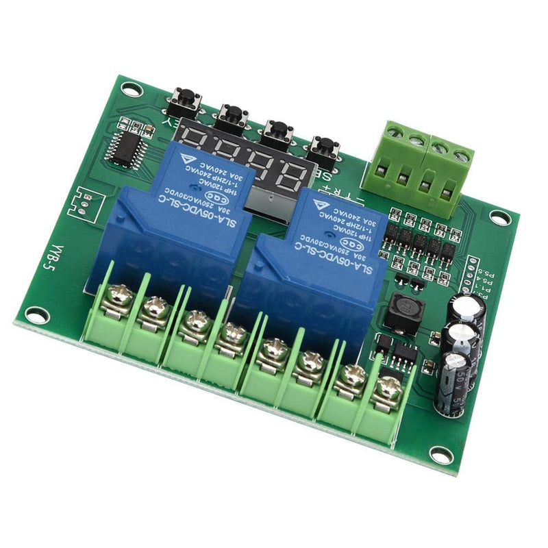 [Australia - AusPower] - YYB-5 12v 24v Forward/Reverse Motor Control Board Two Relay Timing Cycle Module 