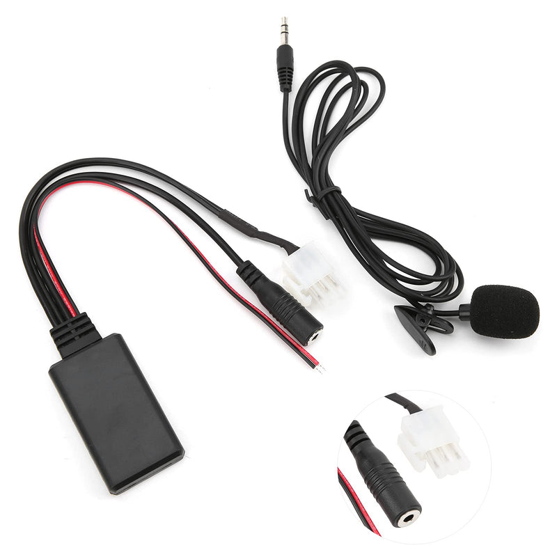 [Australia - AusPower] - Aramox Car Stereo Cable, DC 12V Car Audio Cable AUX Bluetooth 5.0 Adapter Replacement for Honda Goldwing GL1800 