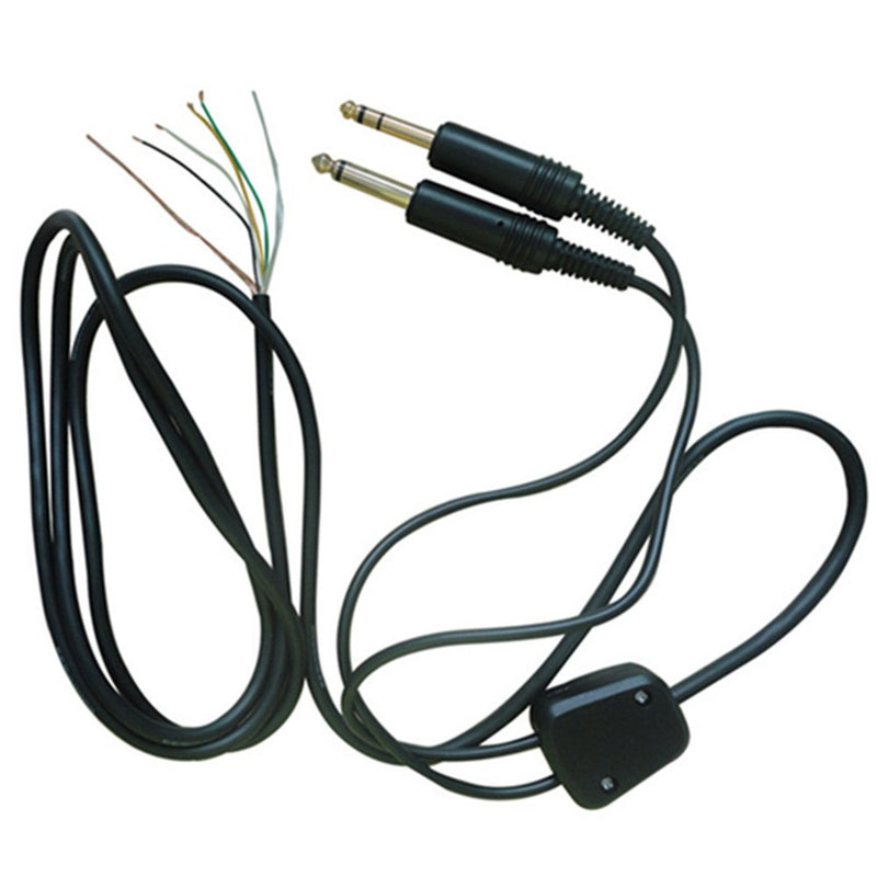 [Australia - AusPower] - UFQ Mono Aviation Headset Replacement Cable Free with a Super high Density Sponge with O Ring 