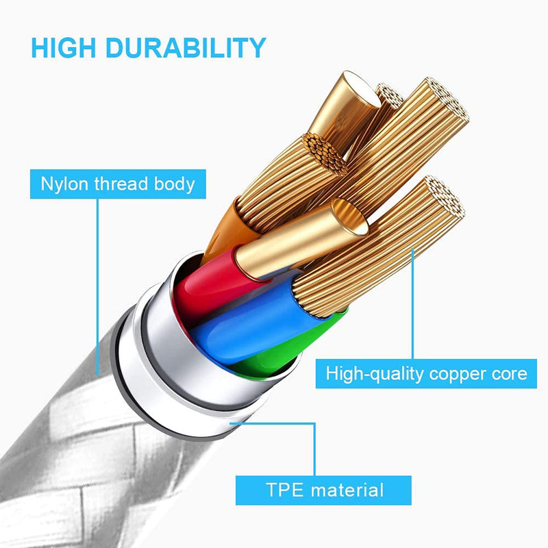 [Australia - AusPower] - CUGUNU USB C to Lightning Cable 2Pack 6FT iPhone Charger Apple MFi Certified Power Delivery Fast Charging Cord Compatible with iPhone 13/12/11/XS/XR/X/8, iPad - Silver USB-C to L 