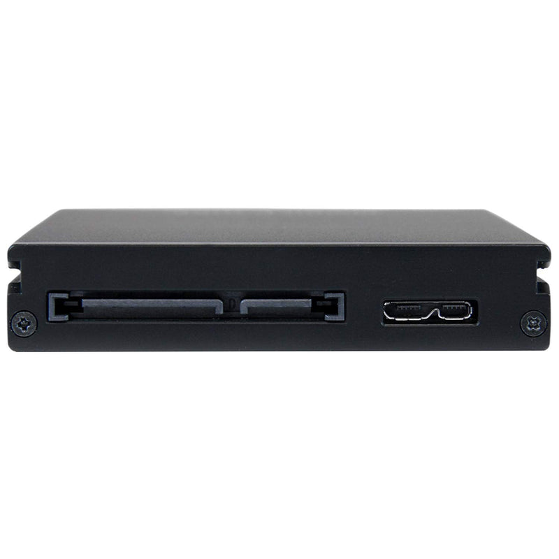 [Australia - AusPower] - StarTech.com USB C Hard Drive Enclosure - 2.5 inch SSD HDD - works with S251BU31REM - Black Aluminum - USB 3.1 10Gbps - Height up to 9.5mm (S251BU31REMD) 9.5 mm USB 3.1 (10 Gbps w/drive caddy) 