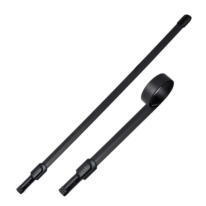 [Australia - AusPower] - HYS SMA Male Base 19.8inch HT Antenna, CS Tactical Foldable 2m/70cm Walkie Talkie Antennas for TYT MD-UV380 YAESU VX-6R Yaesu FT50RH FT60 Kenwood TH-D74(Black) 