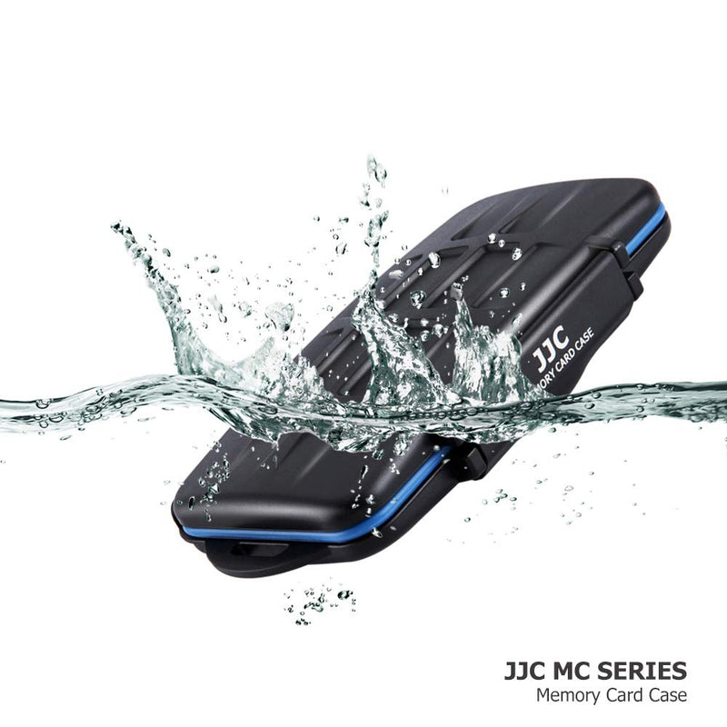 [Australia - AusPower] - JJC SD Micro SD CF TF Memory Card Case Holder Storage 6 CF & 12 SD & 18 Micro SD Card,Water-Resistant and Shockproof Store 4 CF, 8 SD, 16 Micro SD/TF & 1 Removal Tool 