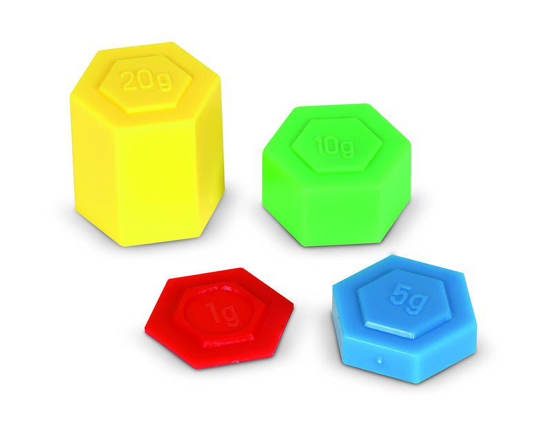 [Australia - AusPower] - Learning Resources Hexagram Weights - Set of 54 Pieces, Ages 8+ Math Teacher Supplies, Math Learning Tools, Math Games for Kids 