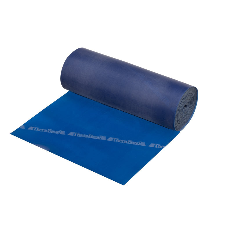 [Australia - AusPower] - THERABAND Resistance Bands, 6 Yard Roll Professional Latex Elastic Band For Upper & Lower Body, Core Exercise, Physical Therapy, Pilates, Home Workouts, Rehab, Blue, Extra Heavy, Intermediate Level 2 