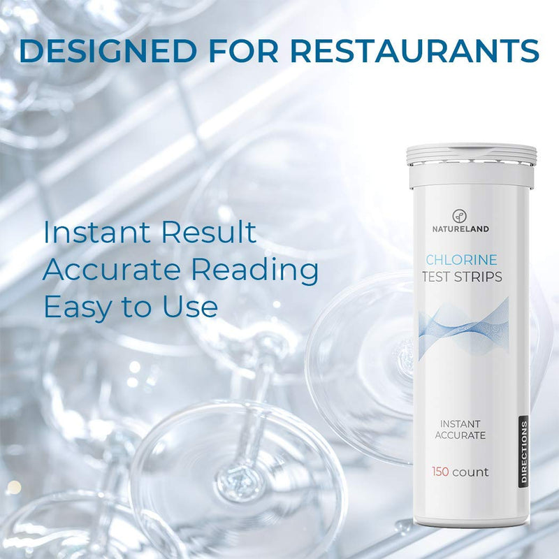 [Australia - AusPower] - Restaurant Chlorine Test Paper, 10-250 ppm (150 pcs) 150PCS 
