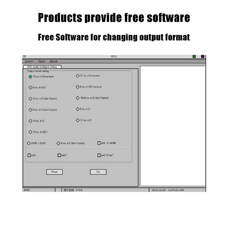[Australia - AusPower] - Riversmerge 13.56Mhz IC ISO14443A RFID Reader for F08/Classic S50 Card Mini USB Keyboard Emulation Compatible with Windows/Android/Liunx System + 5pcs Card Mini IC 13.56Mhz 