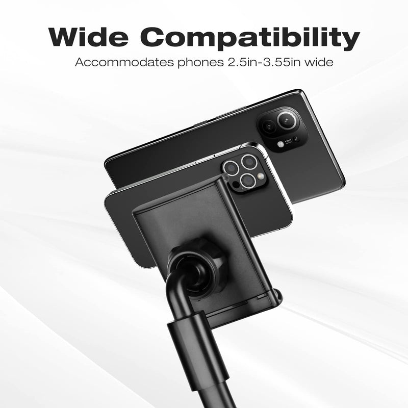 [Australia - AusPower] - Cell Phone Stand, Neck Cell Phone Holder, Flexible Long Arm Gooseneck Phone Holder for bed, 360 Degree Free Rotation Phone Mount, Universal Multi-Functional Mobile Phone Stand for 4.7''-6.7'' Phone 
