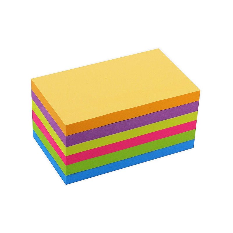 [Australia - AusPower] - Sticky Notes 3x5, 6 Color Bright Colorful Sticky Pad, 6 Pads/Pack, 100 Sheets/Pad, Self-Sticky Note Pads 