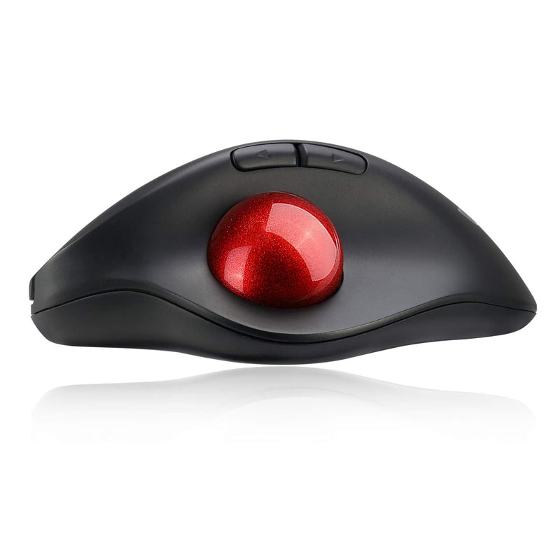 [Australia - AusPower] - Adesso iMouse T30 Wireless Ergonomic Thumb Trackball Mouse with Nano USB Receiver, Programmable 7 Button Design, and 5 Level DPI Switch 