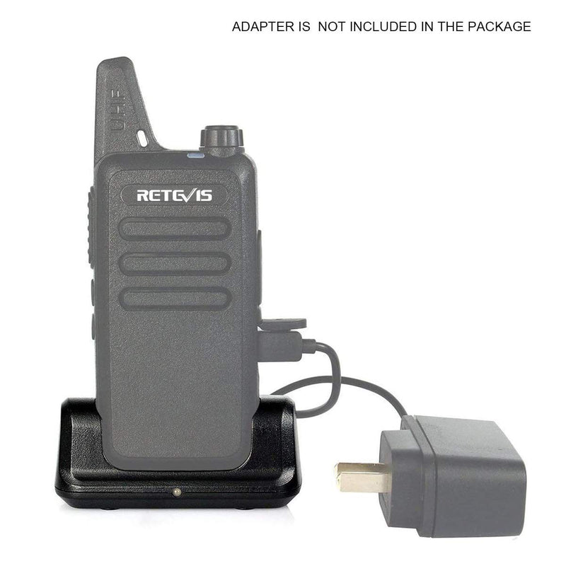 [Australia - AusPower] - 6 Pack Charging Base for Retevis RT22 RT22S Walkie Talkies Retevis RT22 Battery Charger by LUITON 