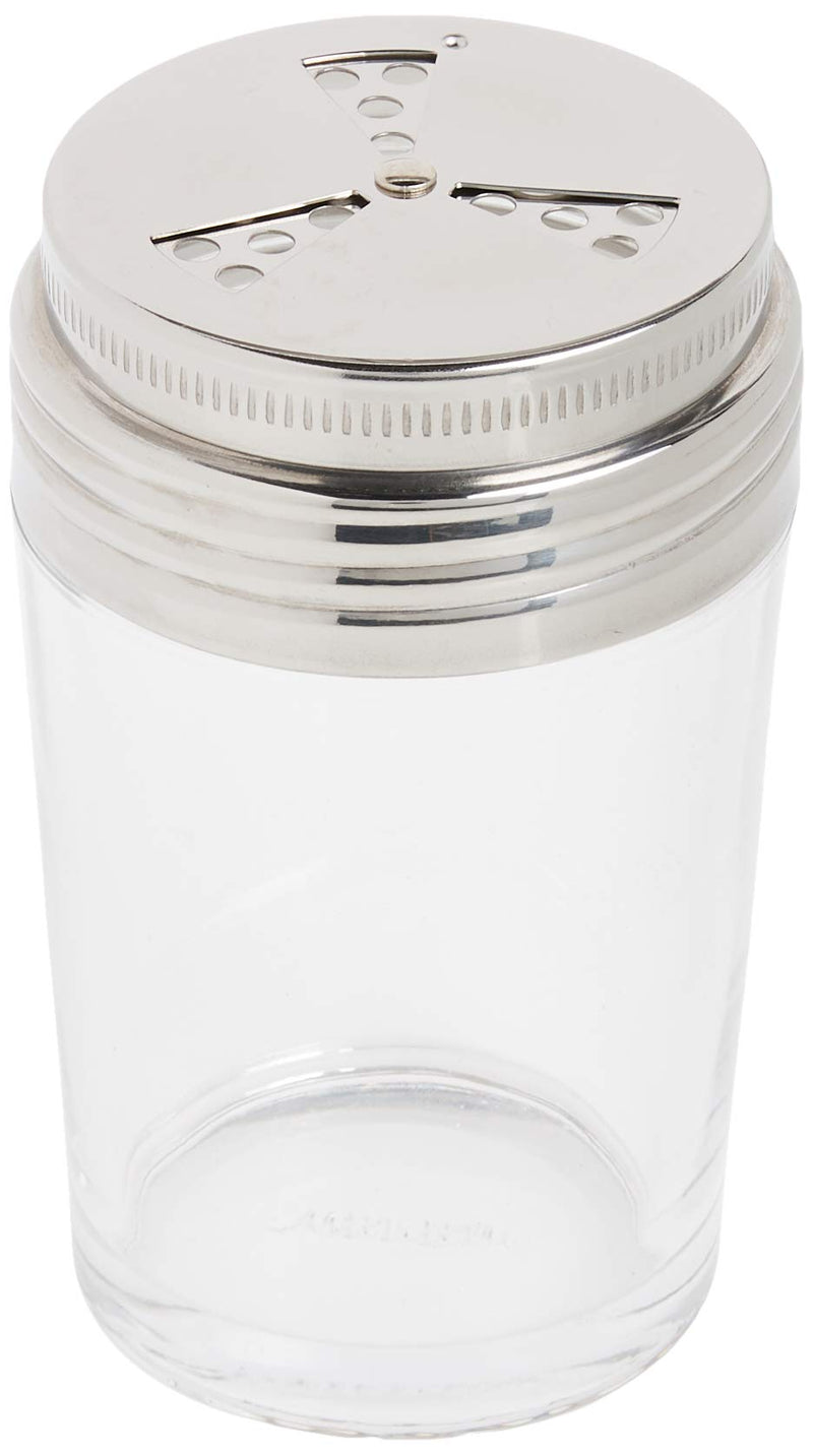[Australia - AusPower] - Norpro Shaker Cup Glass Adjustable Pizzeria Style Pepper/Salt/Cheese/Spice 5.25" 1 