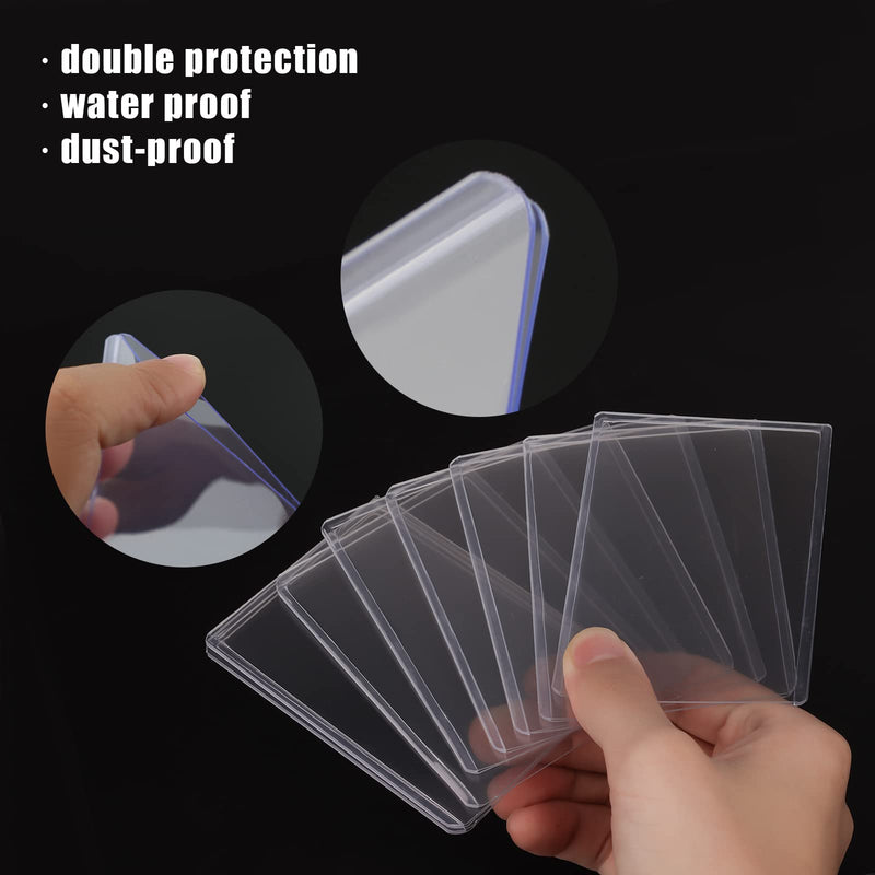 [Australia - AusPower] - LUTER 45 Pcs Hard Card Sleeves, Waterproof Card Protectors Hard Plastic Clear Card Holder Top Loaders for Baseball Sports Game Business Cards 