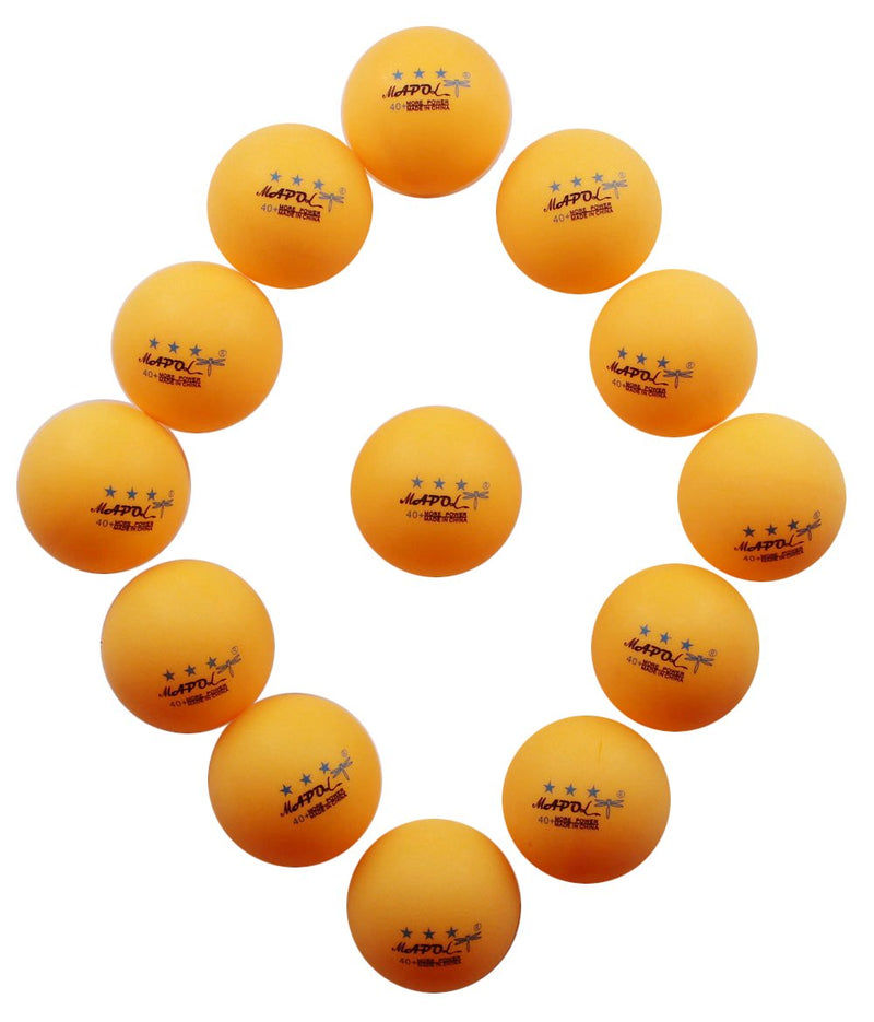 [Australia - AusPower] - MAPOL 100 Counts 3-Star Orange Practice Ping Pong Balls Advanced Table Tennis Balls 
