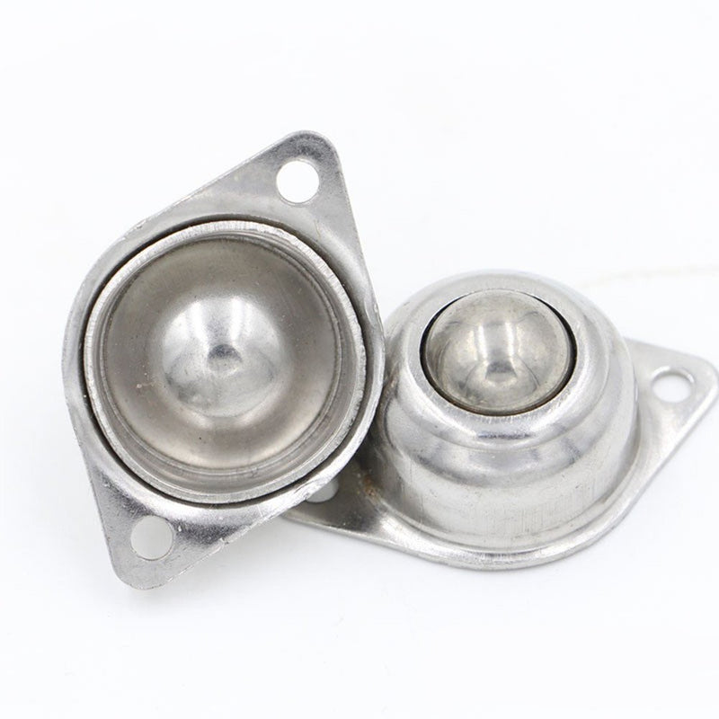 [Australia - AusPower] - Stainless Steel Roller Bearing KangTeer 4pcs 88 lbs 1" Screw Mounted Round Ball Transfer Units Universal Rotation Ball Casters 