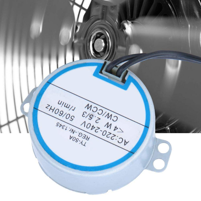 [Australia - AusPower] - Synchronous Motor,TY-50A Remote Control Synchronous Motor CW/CCW Turning for Moving Head Fan 220-240V Full Round Shaft Reduction Drive 