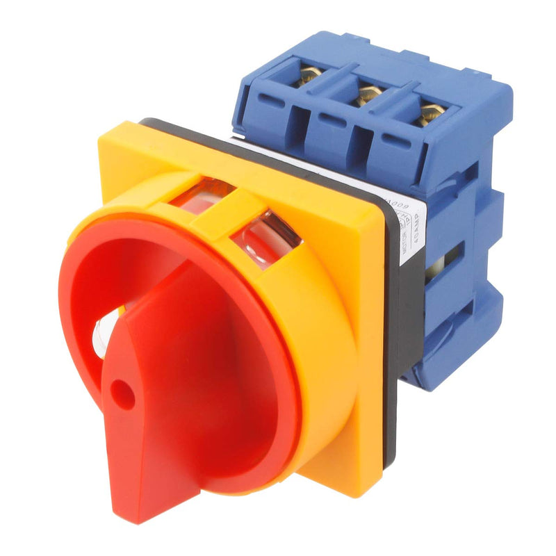 [Australia - AusPower] - Electrical Buddy Universal Switch 2 Position 3 Phase Panel Rotary Selector Changeover Switch GLD11 40A AC 690V 40A 