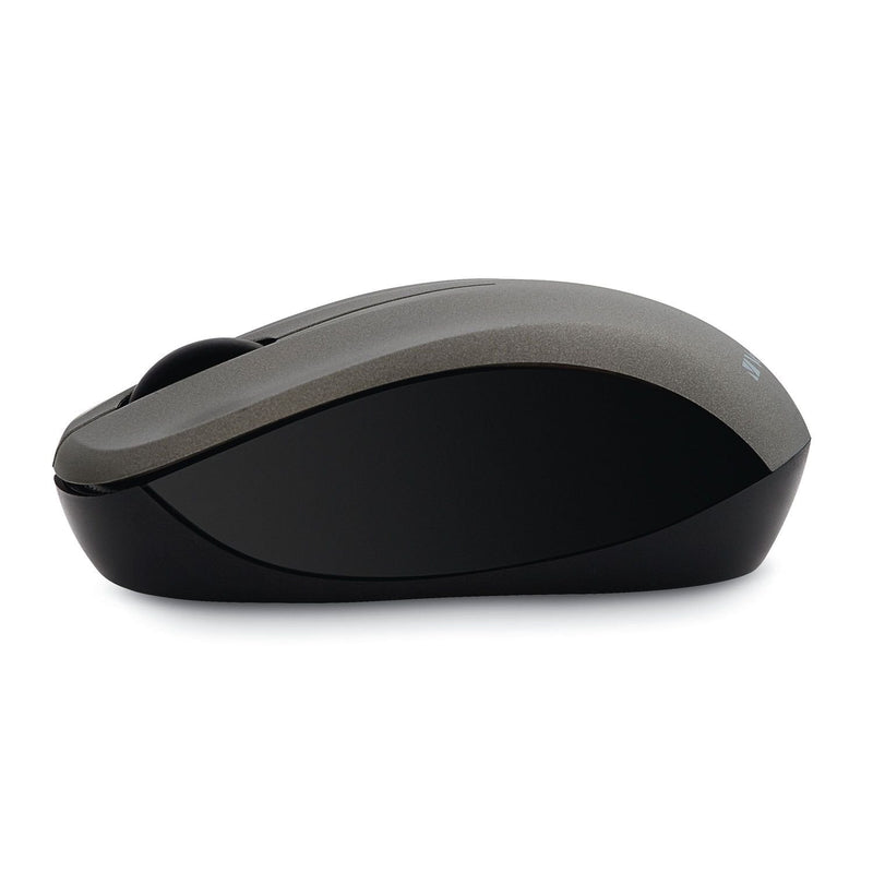 [Australia - AusPower] - Verbatim Wireless Silent Mouse 2.4GHz with Nano Receiver - Ergonomic, Blue LED, Noiseless and Silent Click for Mac and Windows - Graphite, 1.4" x 2.3" x 3.7" Graphite Mouse 