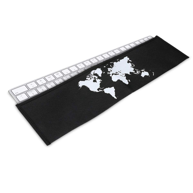[Australia - AusPower] - kwmobile Keyboard Cover for Apple Magic Keyboard with Numeric Keypad - Protective Skin Computer Keyboard Dust Cover Case - Travel Outline Travel Outline 02-01 